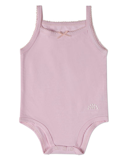 3 Pack Baby "Playful Bunny" Cotton / Modal Tag-Free Bodysuits