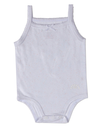 3 Pack Baby "Playful Bunny" Cotton / Modal Tag-Free Bodysuits