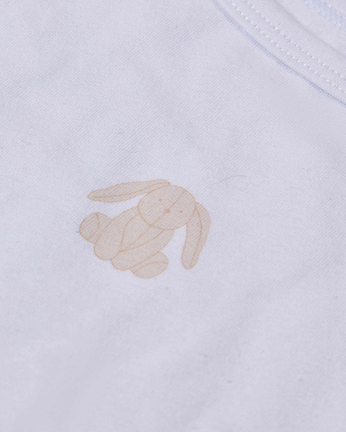 3 Pack Baby "Playful Bunny" Cotton / Modal Tag-Free Bodysuits