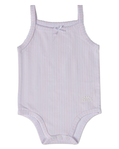 3 Pack Baby Girls Cotton / Modal Bodysuits - Florals, Stripes, Solid