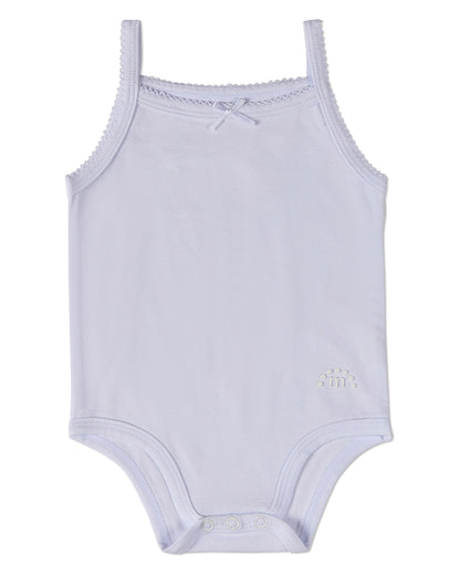 3 Pack Baby Girls Cotton / Modal Bodysuits - Florals, Stripes, Solid