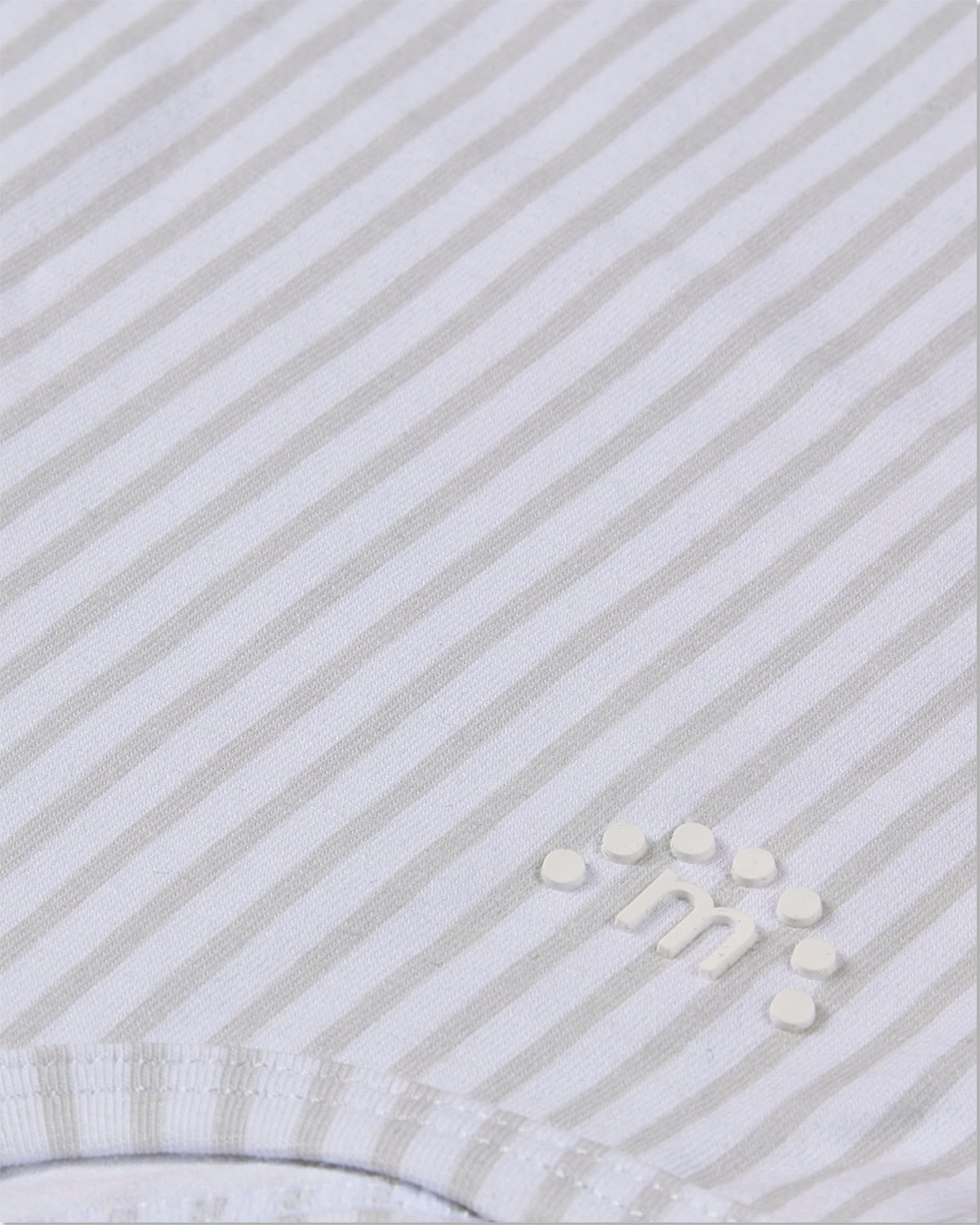 3 Pack Baby Cotton / Modal Bodysuits - Petite Leaves, Stripes, Solid