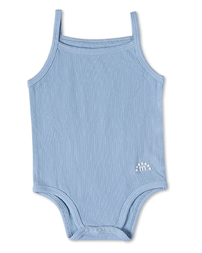3 Pack Baby Mini-Ribbed Stretch Modal Solid-Color Bodysuits