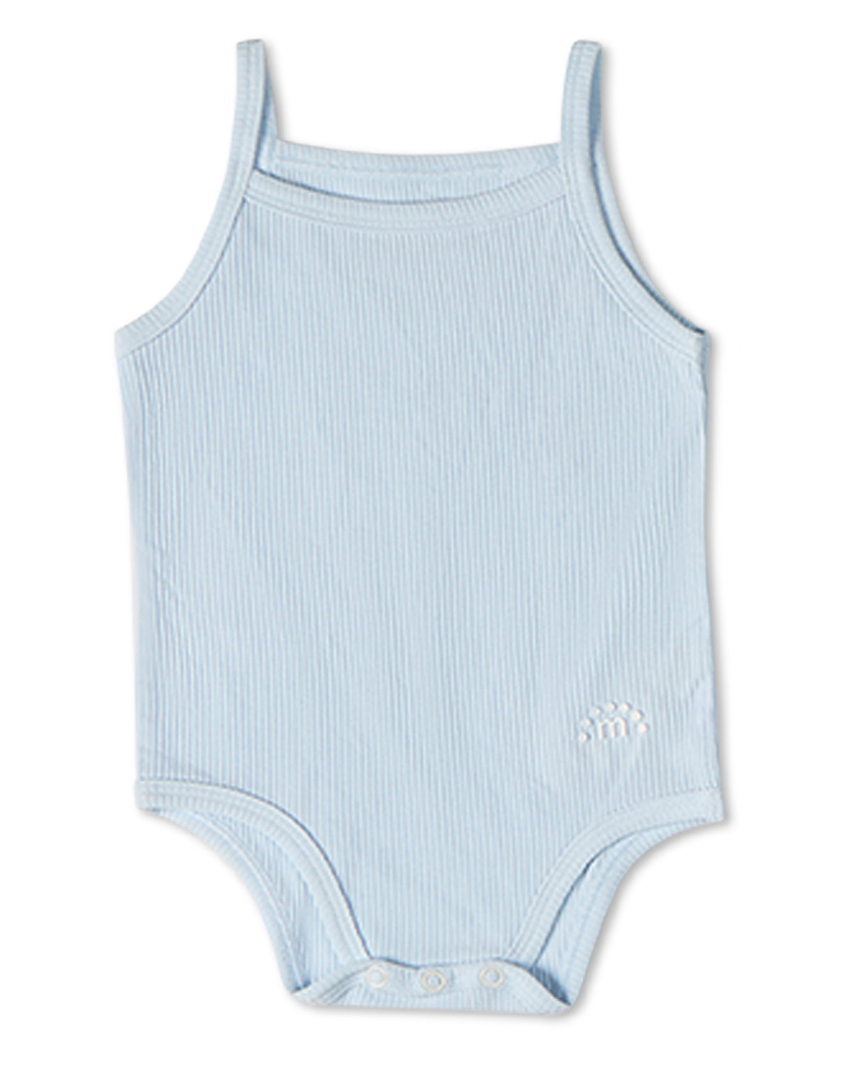 3 Pack Baby Mini-Ribbed Stretch Modal Solid-Color Bodysuits
