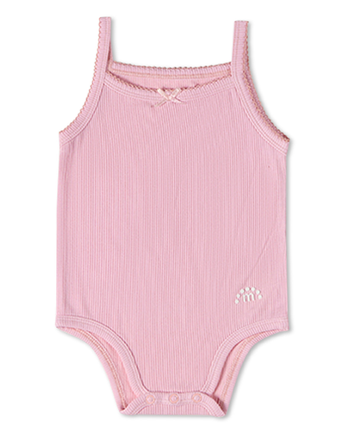 3 Pack Baby Mini-Ribbed Stretch Modal Solid-Color Bodysuits