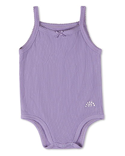 3 Pack Baby Mini-Ribbed Stretch Modal Solid-Color Bodysuits
