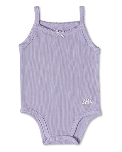 3 Pack Baby Mini-Ribbed Stretch Modal Solid-Color Bodysuits