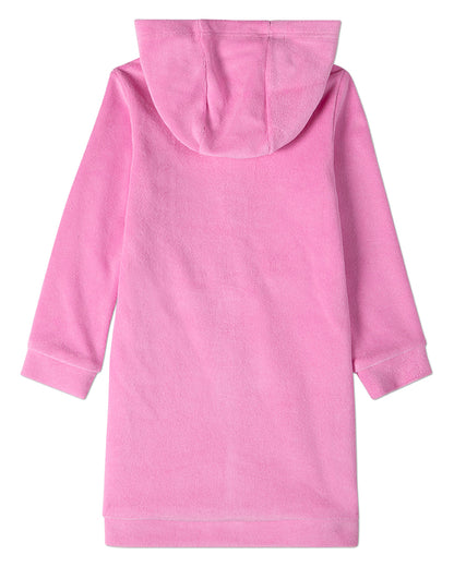 Kids "Swimmers Club" Cotton-Rich Terry Full-Zip Hooded Robe